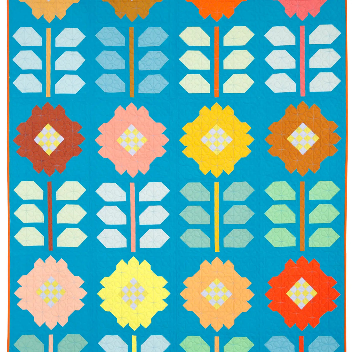 Petal Patch Quilt Pattern - Printed
