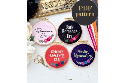 Romance Era set // PDF Pattern Download 4” hoop