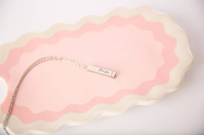 Necklace with &