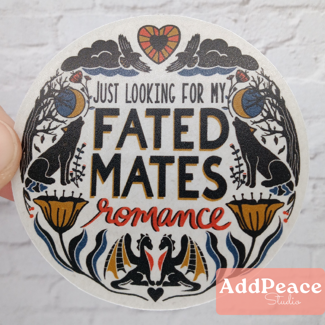Fated Mates Romance Sticker | Funny Romance Trope Vinyl Decal