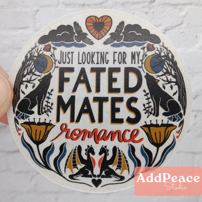 Fated Mates Romance Sticker | Funny Romance Trope Vinyl Decal