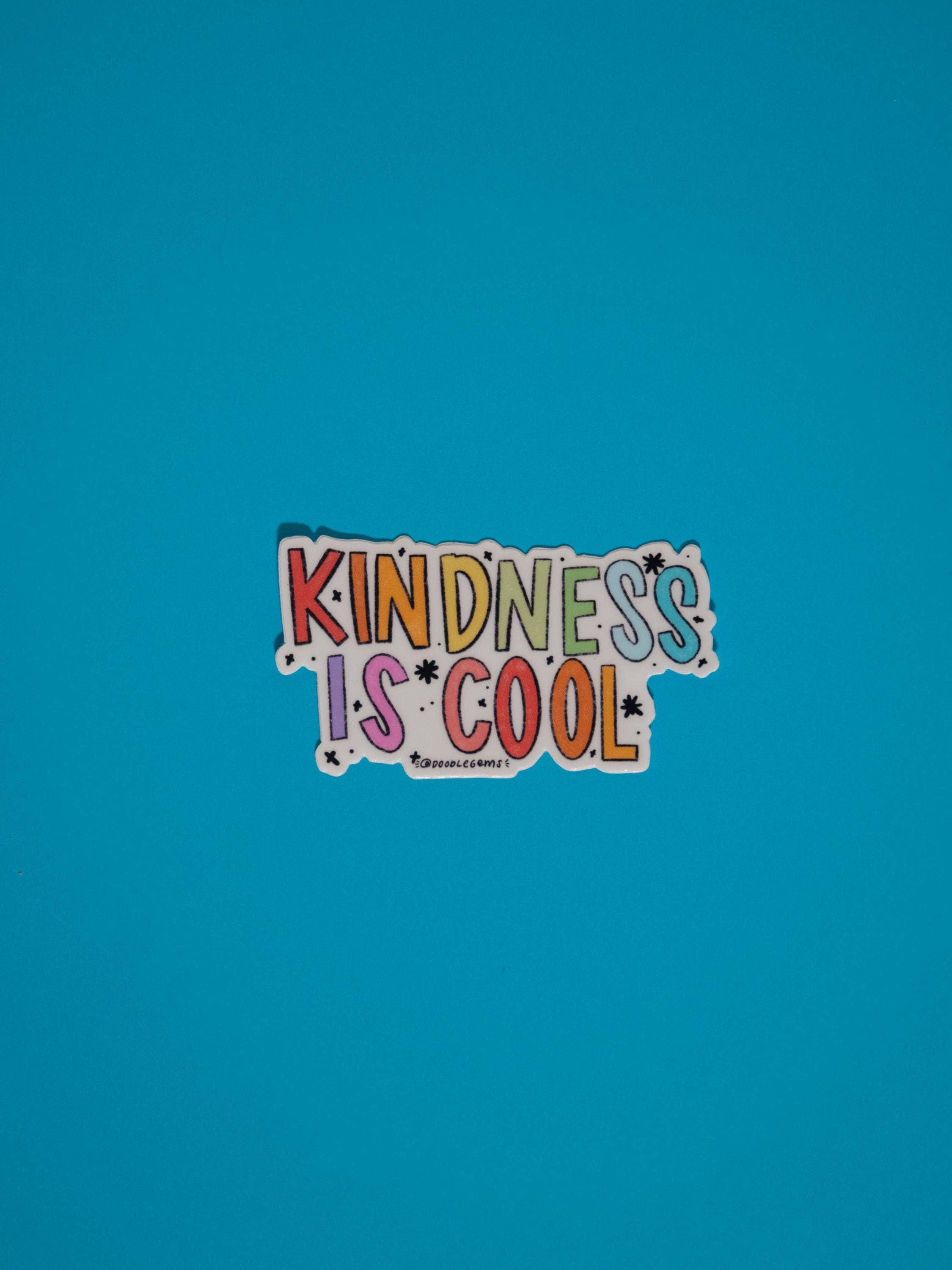 Colorful sticker with &