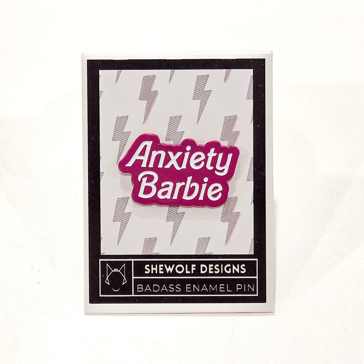 Anxiety Barbie Pin