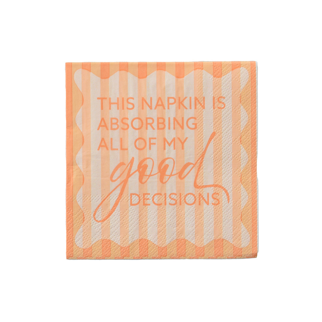 This Napkin is Absorbing All of My Good Decisions Cocktail Napkins, Jollity &amp; Co