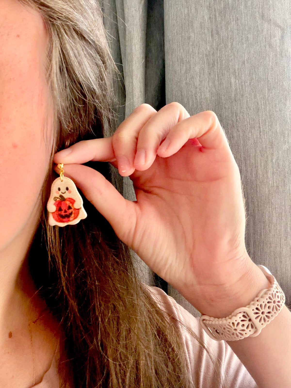 Cute Halloween Earrings | Candy Corn, Frankenstein &amp; Ghost Clay Earrings