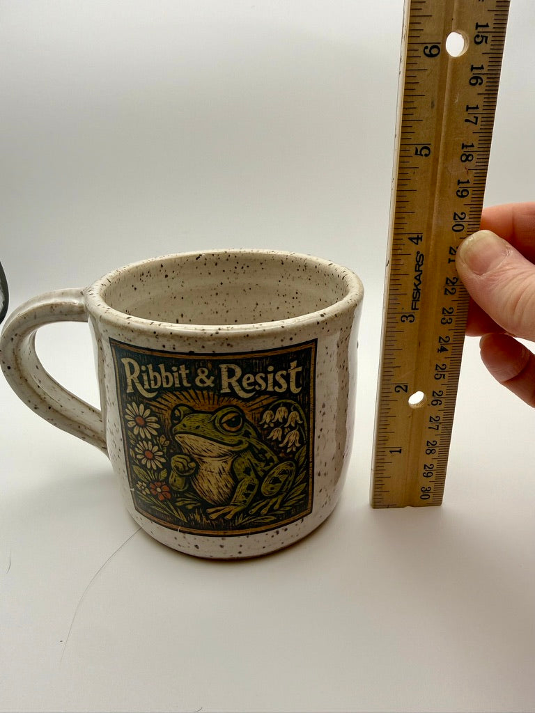 Ribbit and Resist MUG