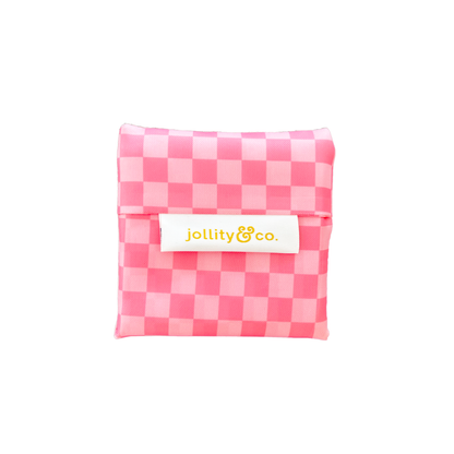 Check It! Tickle Me Pink Nylon Tote