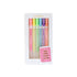 Book Club scented gel pens with book-themed barrel designs and colorful inks, set of 6, Jollity & Co.