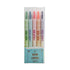 Book Club double-sided highlighter set with dual chisel and fine tips in book-themed designs, Jollity & Co.