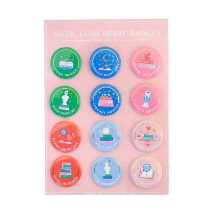 Book Club Merit Badges, Jollity &amp; Co