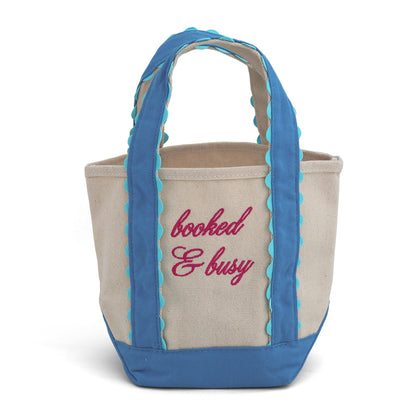 Booked &amp; Busy Mini Boat Tote, Jollity &amp; Co