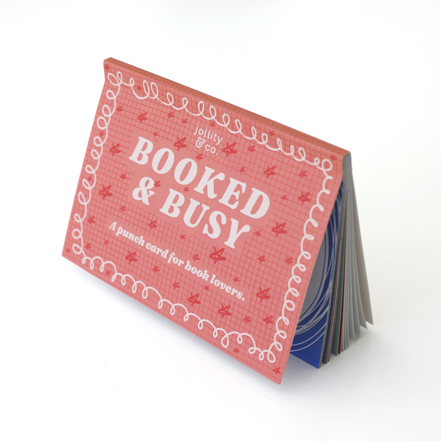 Book Club Booked &amp; Busy Punch Card Booklet, Jollity &amp; Co