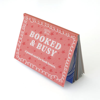 Book Club Booked &amp; Busy Punch Card Booklet, Jollity &amp; Co