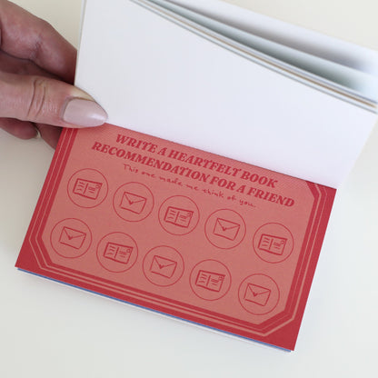 Book Club Booked &amp; Busy Punch Card Booklet, Jollity &amp; Co