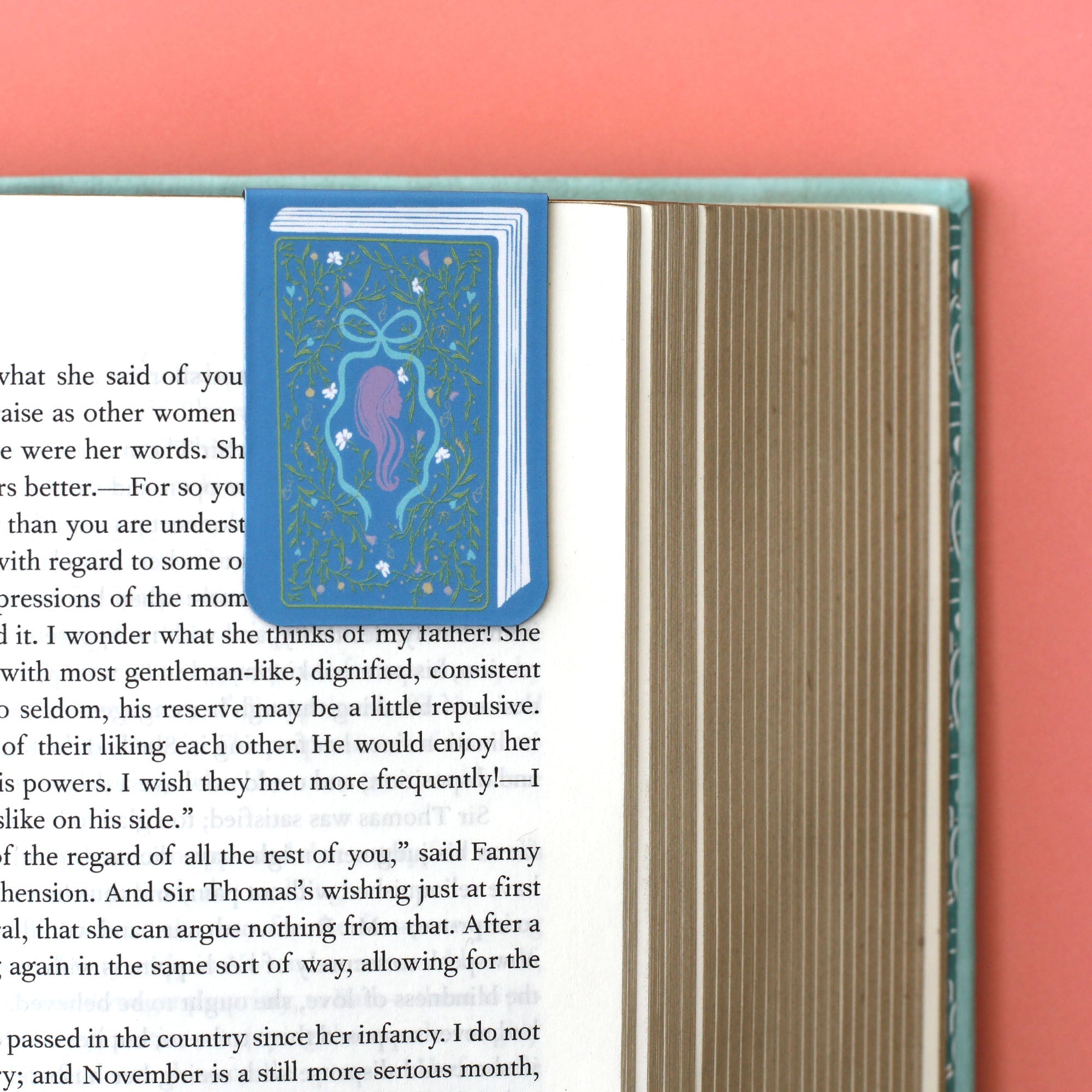 Book Covers Magnetic Bookmark Set, Jollity &amp; Co