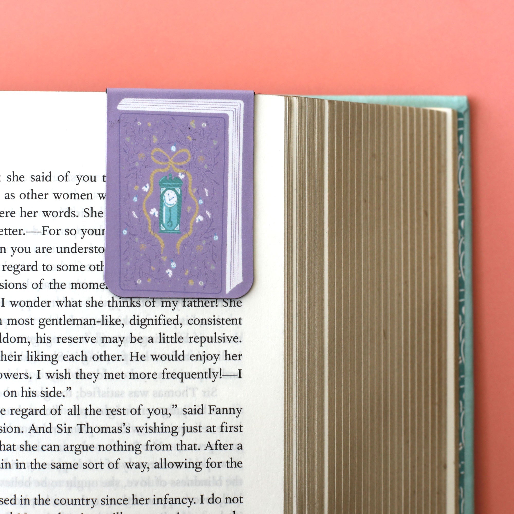Book Covers Magnetic Bookmark Set, Jollity &amp; Co