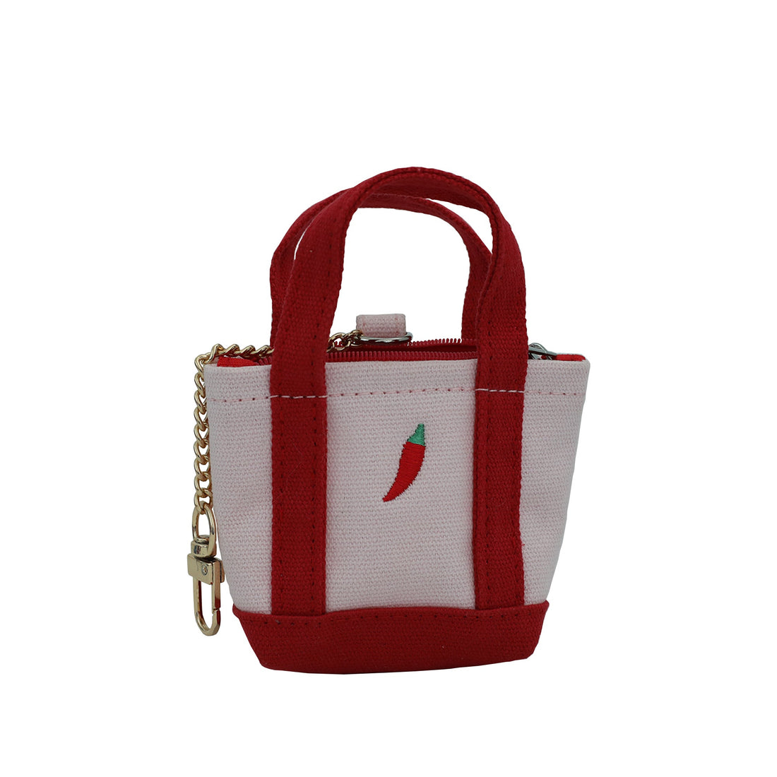 Chili Pepper Tiny Tote Keychain, Jollity &amp; Co