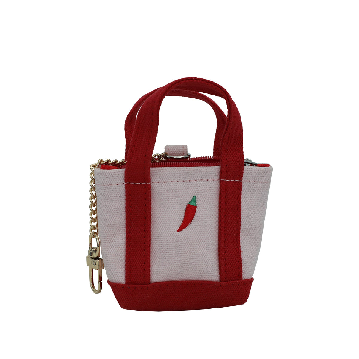 Chili Pepper Tiny Tote Keychain, Jollity &amp; Co