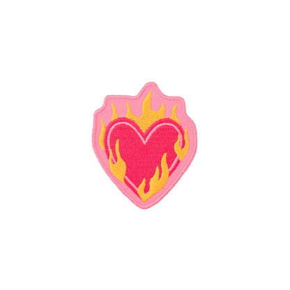 Book Club Flaming Heart Patch, Jollity &amp; Co