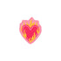 Book Club Flaming Heart Patch, Jollity & Co