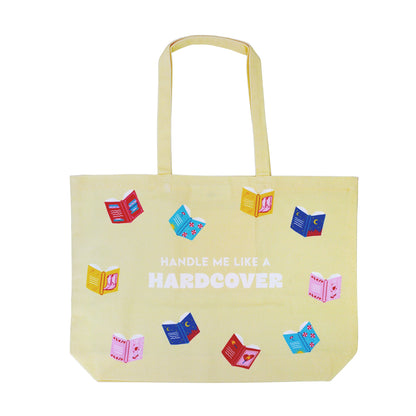 Handle Me Like A Hardcover Canvas Tote Bag, Jollity &amp; Co