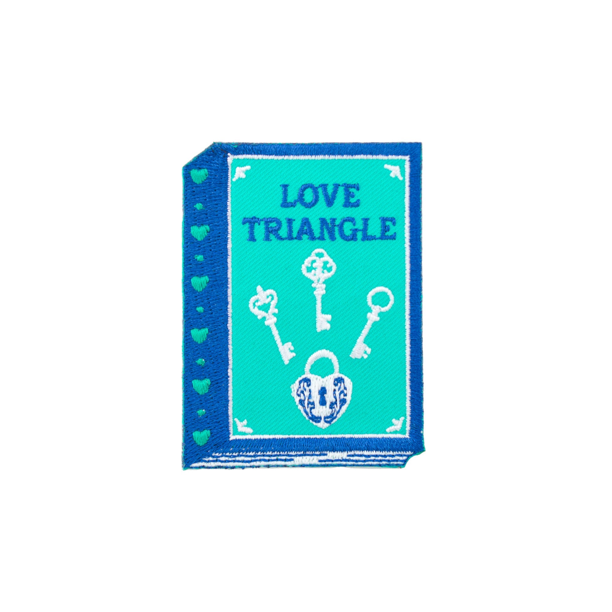 Book Club Love Triangle Patch, Jollity &amp; Co
