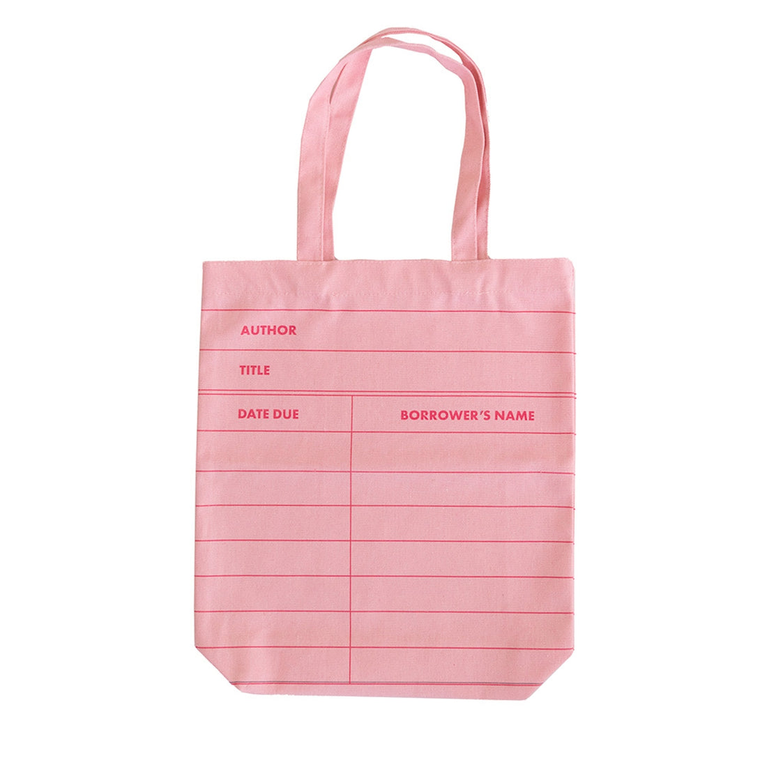 Book Club Library Card Tote Bag, Jollity &amp; Co