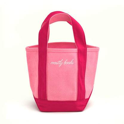 Mostly Books Mini Boat Tote, Jollity &amp; Co