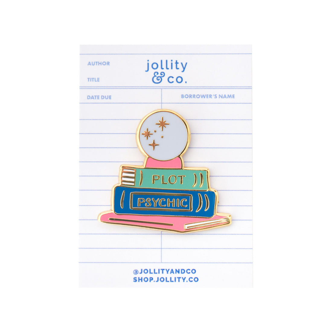 Plot Psychic Enamel Pin, Jollity Co