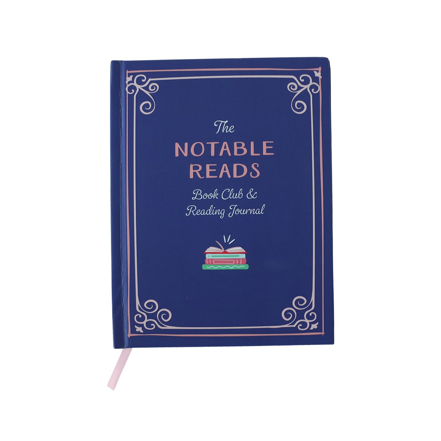 Book Club Reading Journal cover showing illustrated design with reading tracker and review sections, Jollity &amp; Co.