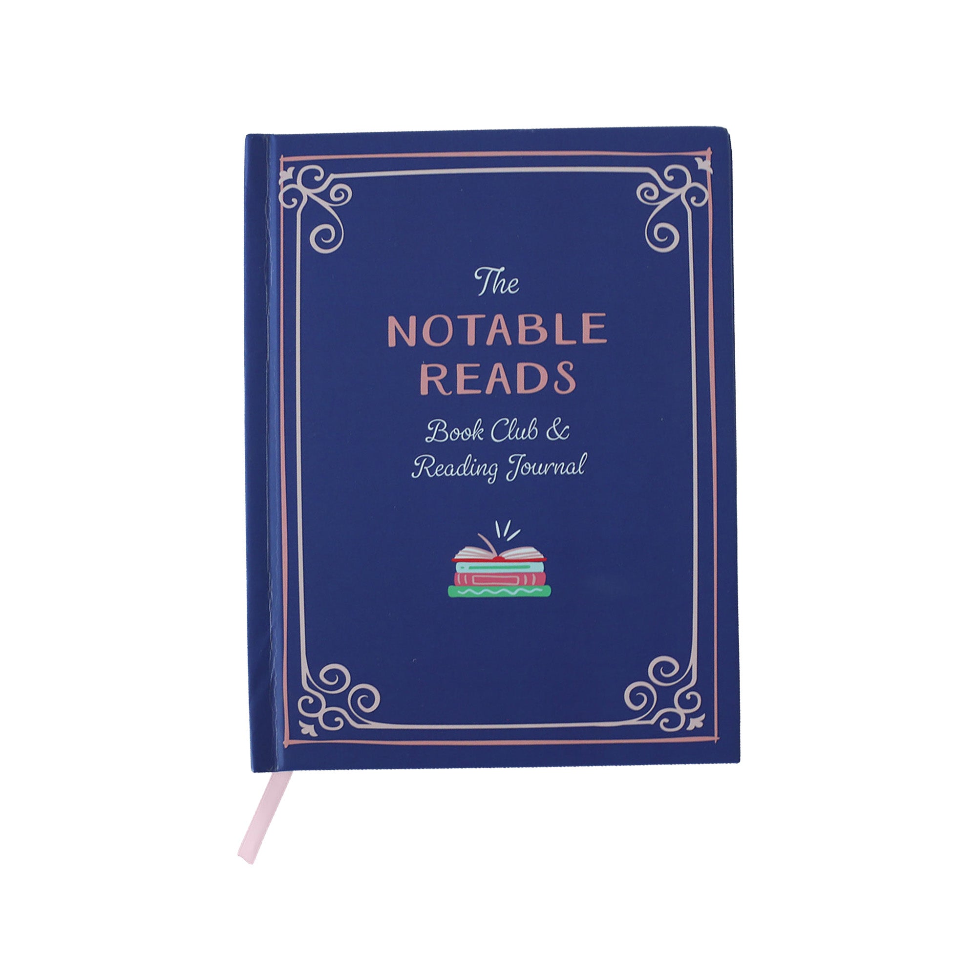 Book Club Reading Journal cover showing illustrated design with reading tracker and review sections, Jollity &amp; Co.