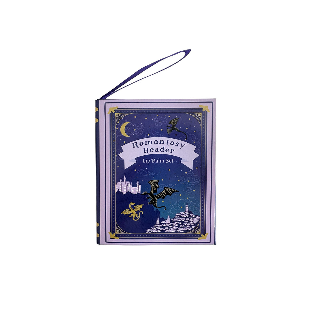 Romantasy Reader Book Themed Lip Balm Set, Jollity &amp; Co