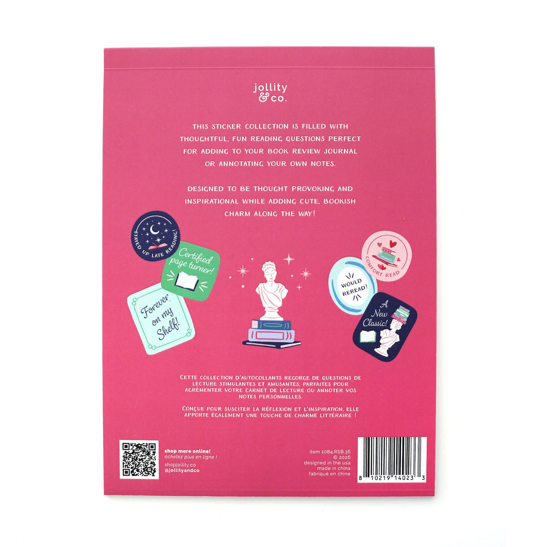 Book Club Sticker Book, Jollity &amp; Co