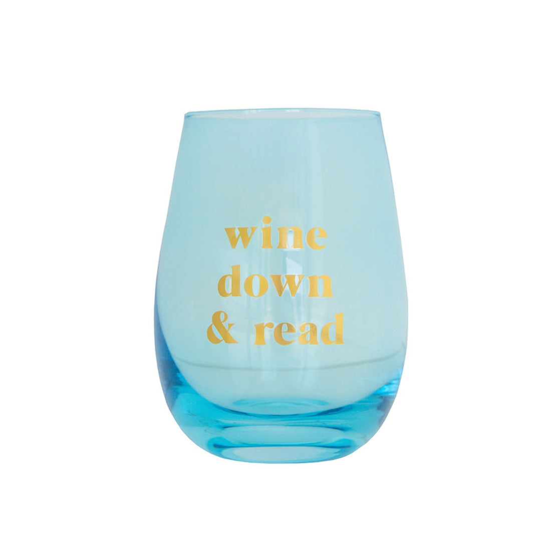 Book Club Wine Down &amp; Read Wine Glass, Jollity &amp; Co