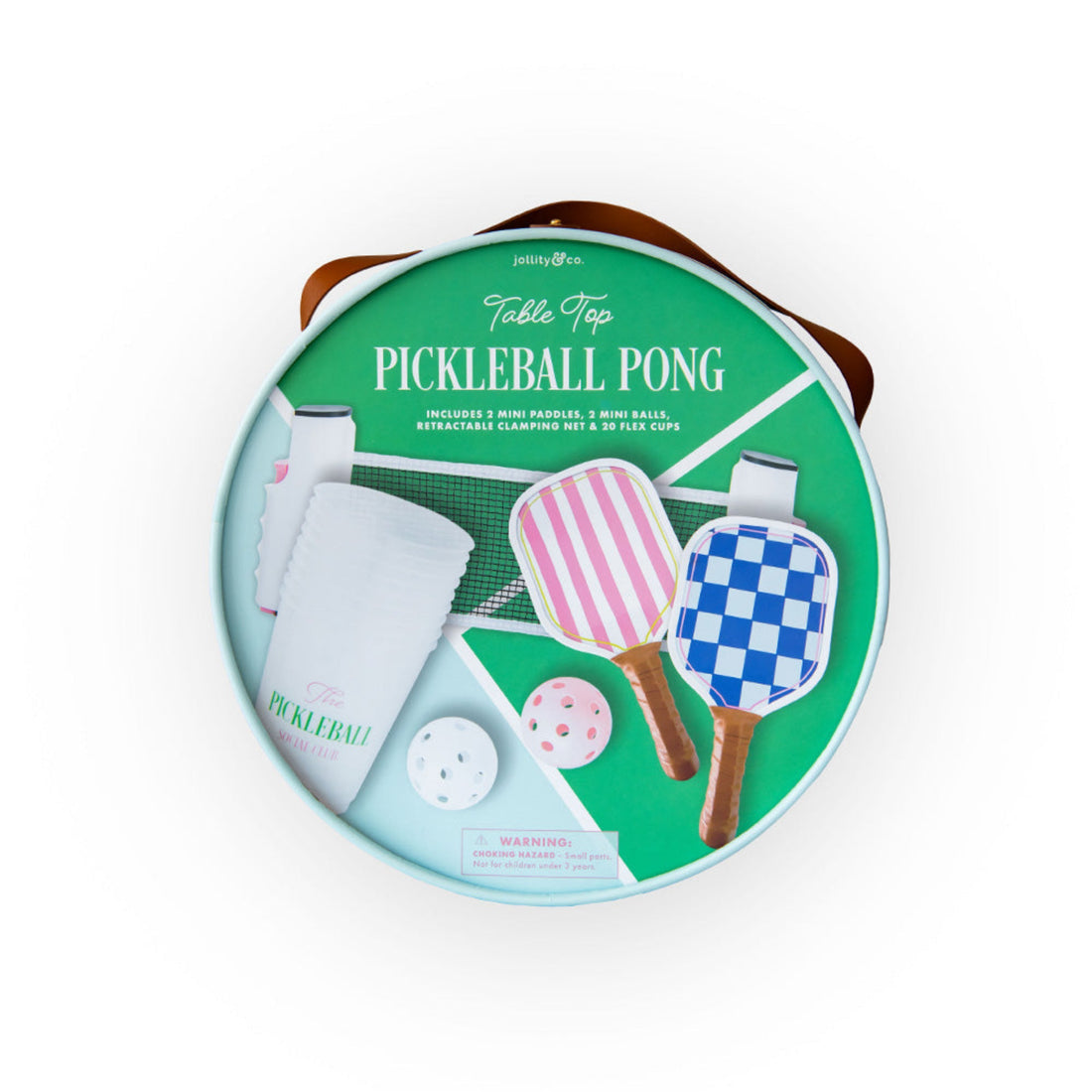 Pickleball Social Club Table Pong Large Game Set, Jollity &amp; Co.