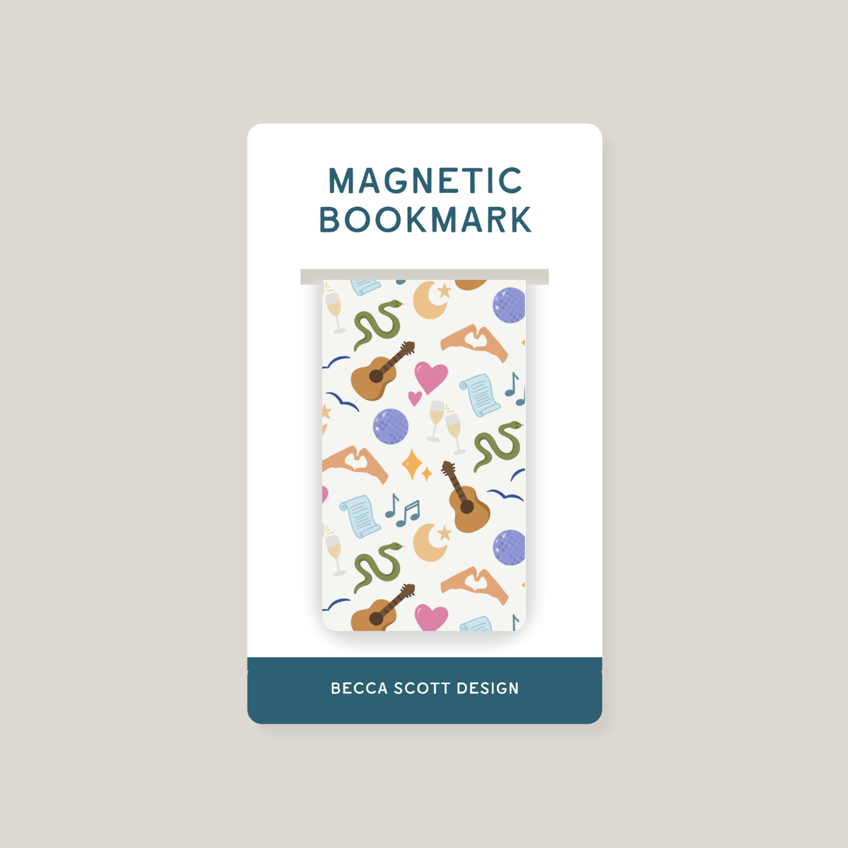 Eras Icons Magnetic Bookmark