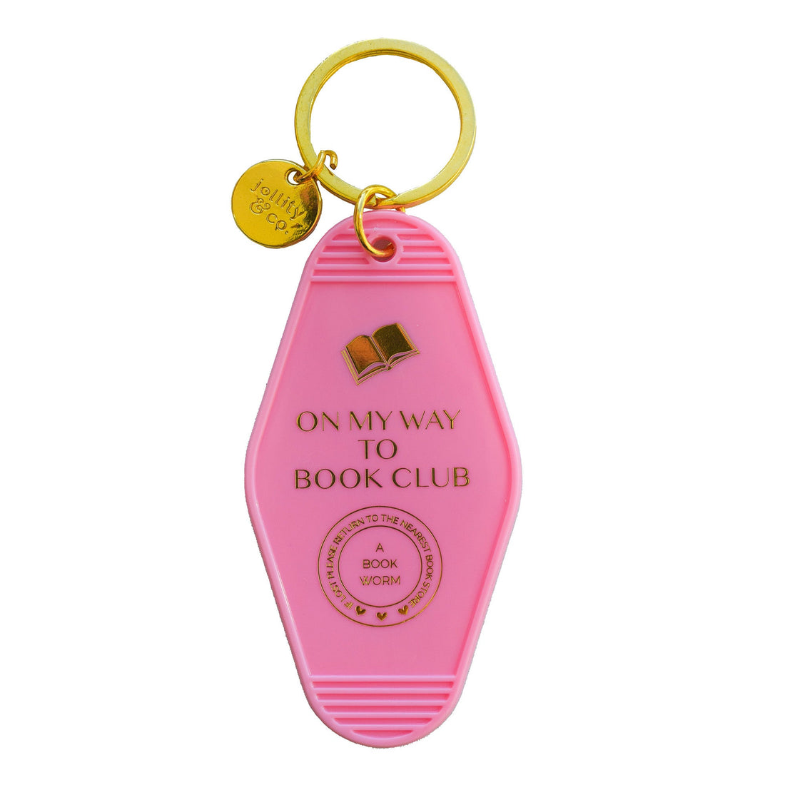 On My Way To Book Club Keychain, Jollity &amp; Co