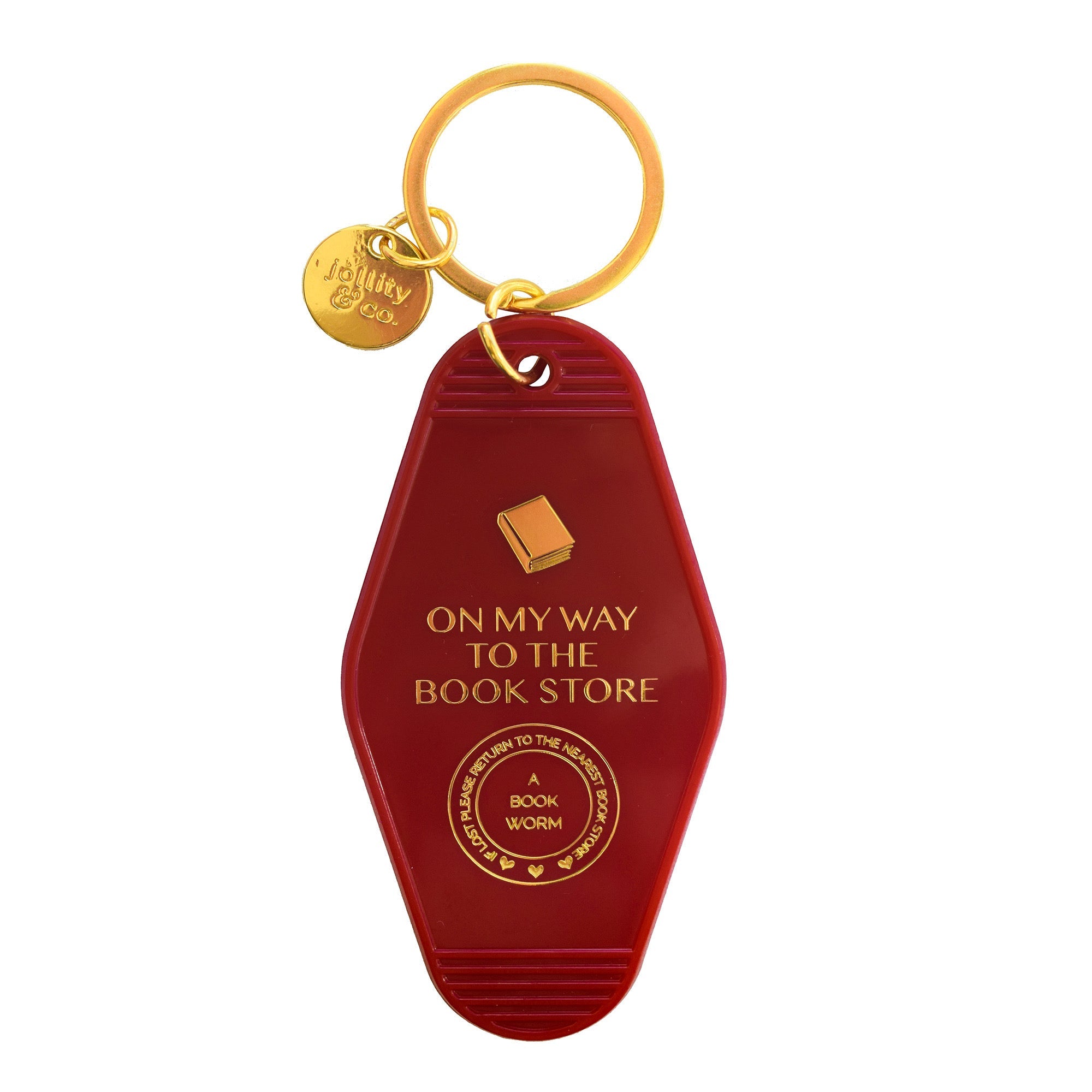 On My Way To The Book Store Keychain, Jollity &amp; Co