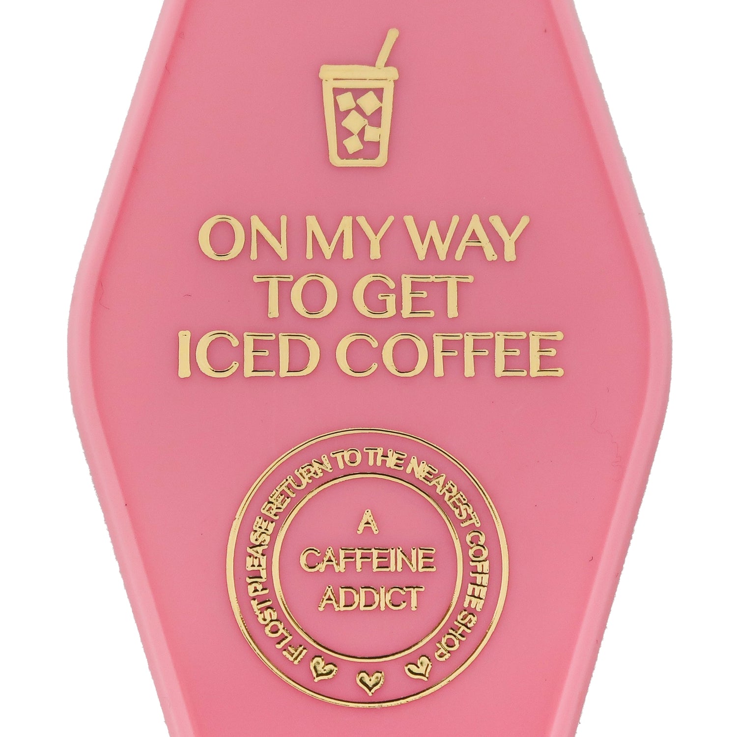 Giftables On My Way To Get Iced Coffee Keychain, Jollity &amp; Co