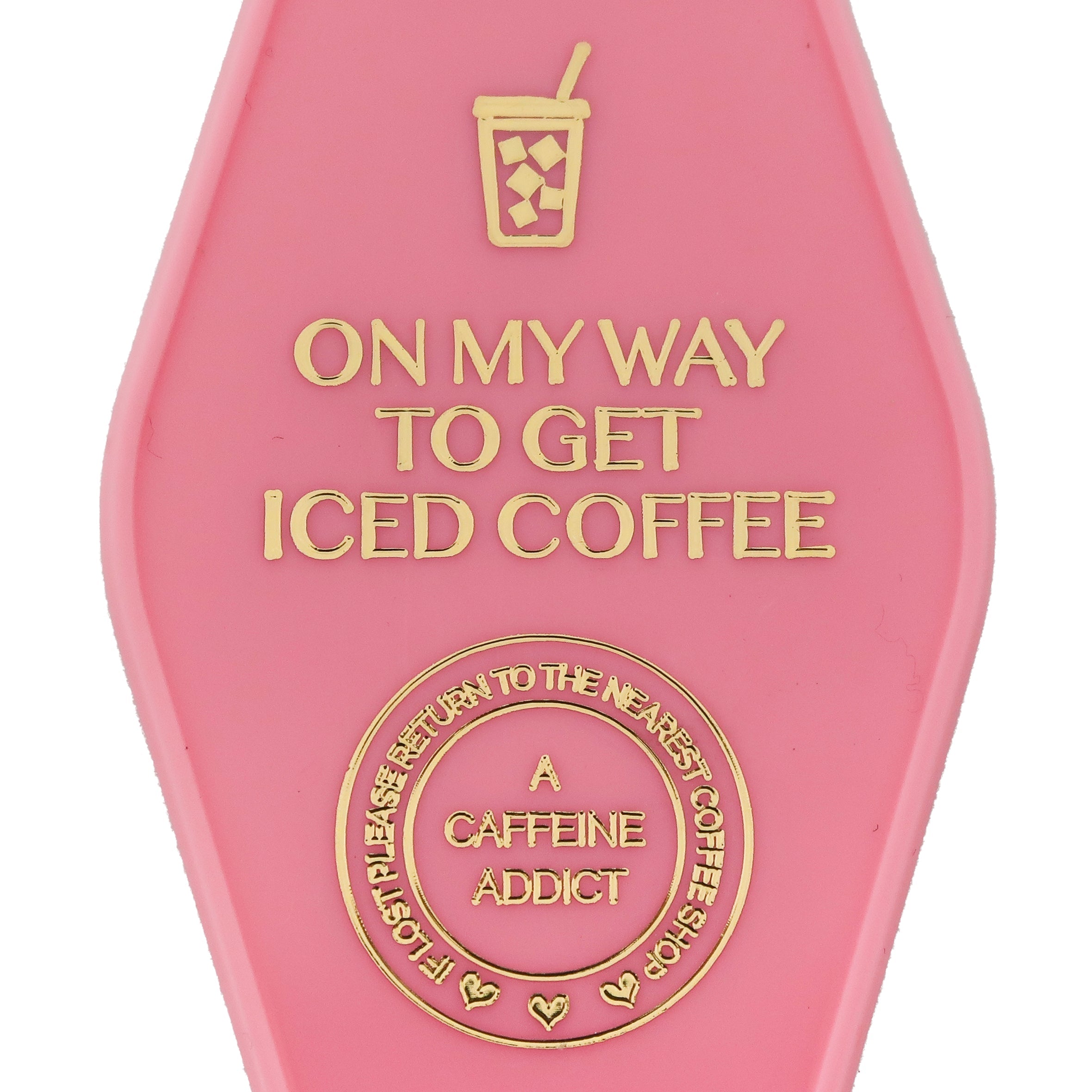 Giftables On My Way To Get Iced Coffee Keychain, Jollity &amp; Co