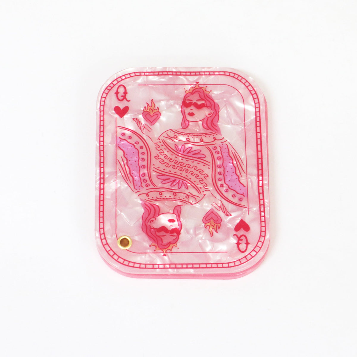 Queen of Hearts Compact Mirror, Jollity &amp; Co