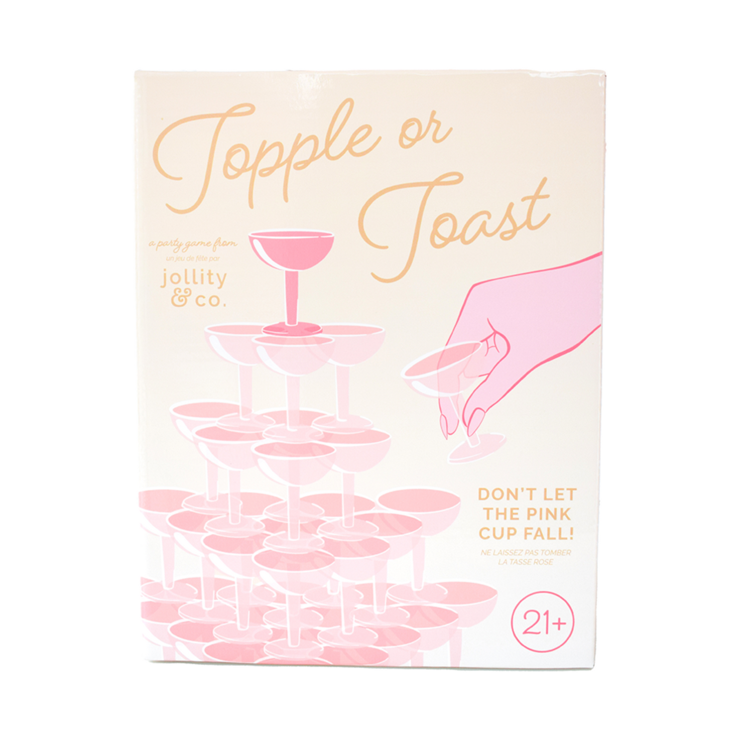 Jollity Games Topple or Toast Large Game Set, Jollity &amp; Co