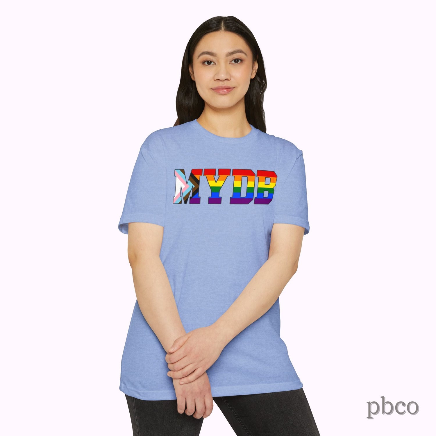 MYDB T-Shirt | Mind Your Damn Business | Progress Pride