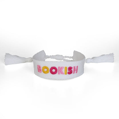 Book Club Themed Embroidered Bracelets - Bookish, Jollity &amp; Co