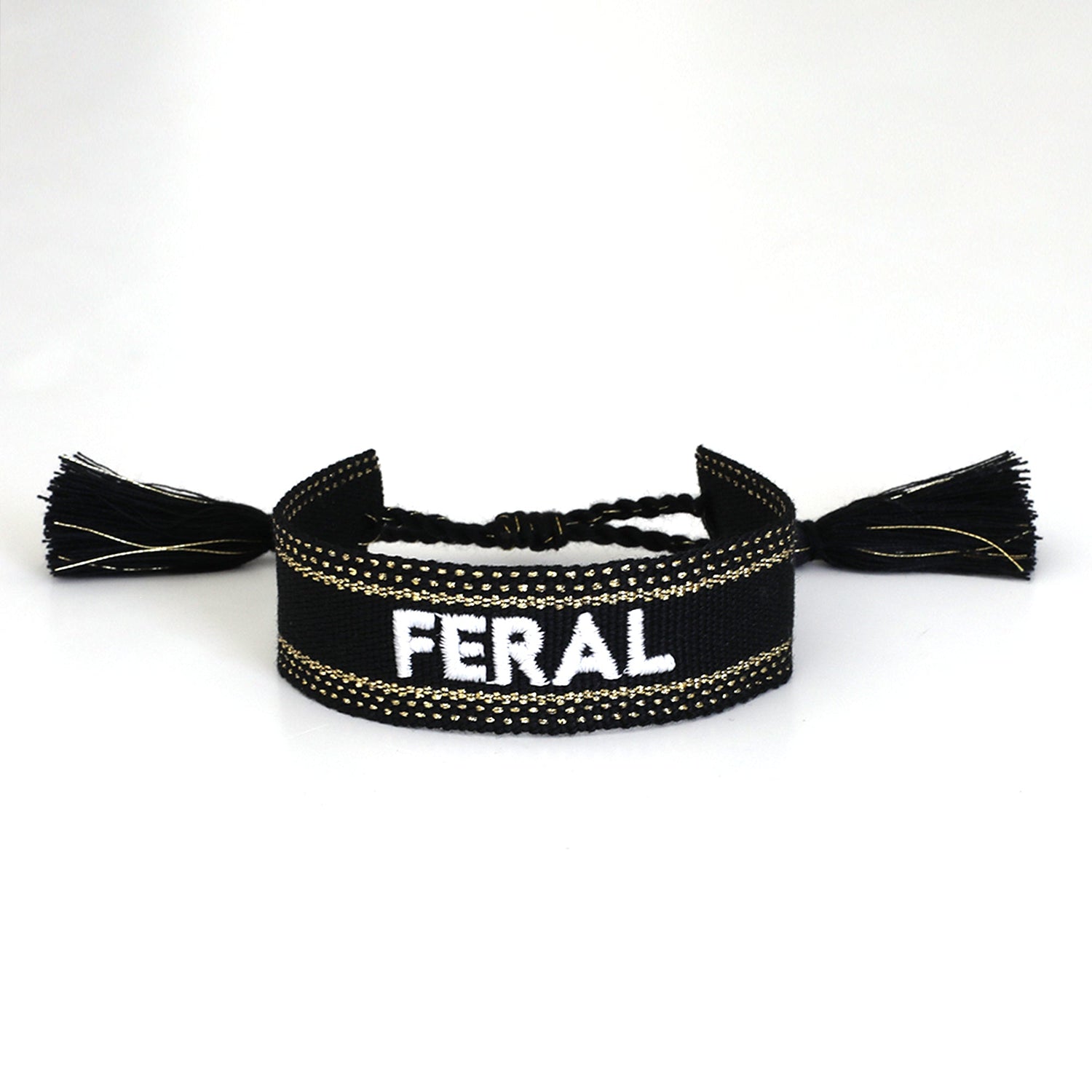 Witty Embroidered Bracelet - Feral, Jollity &amp; Co