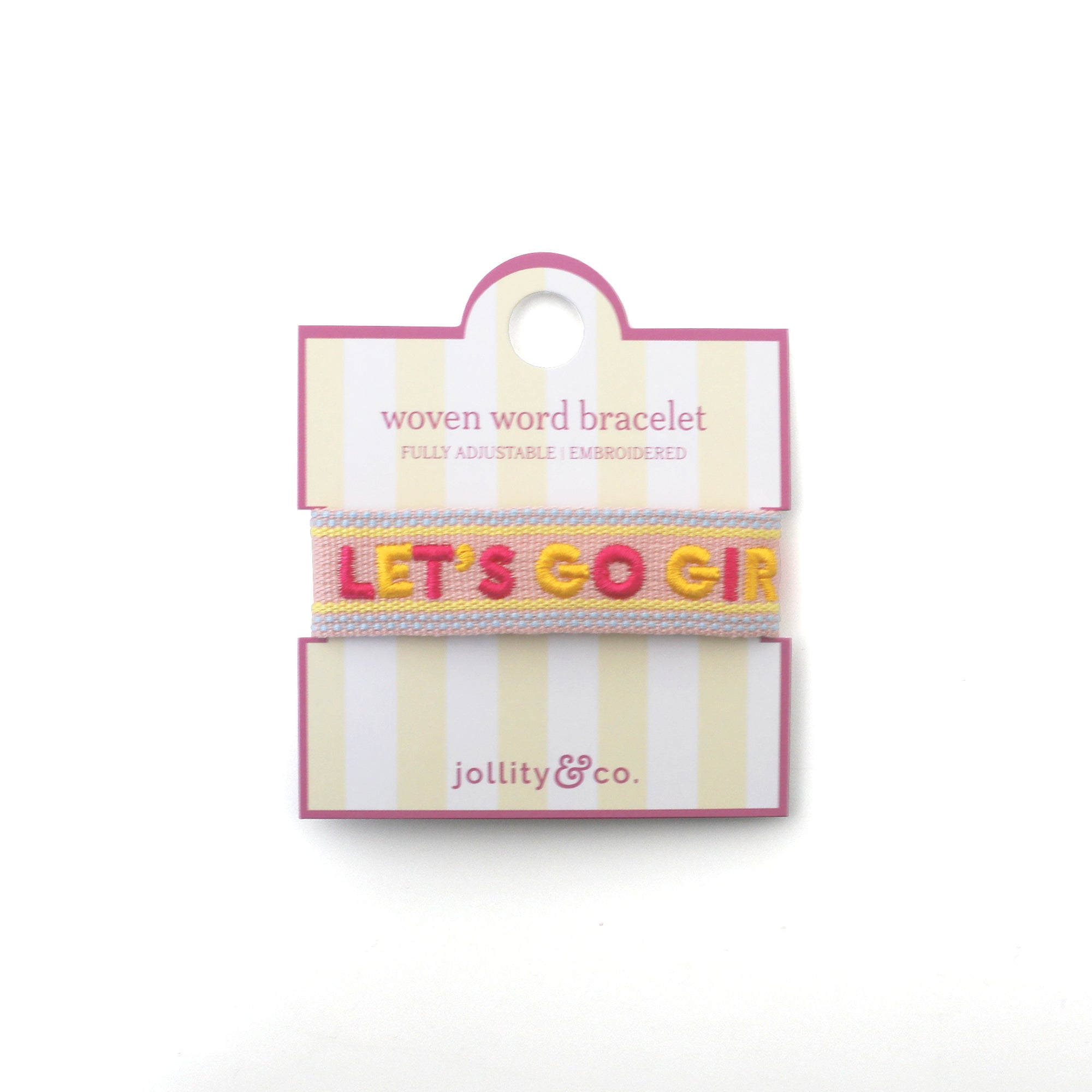 Witty Embroidered Bracelet - Let&