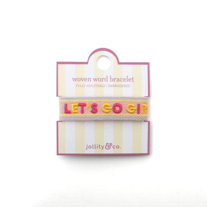 Witty Embroidered Bracelet - Let&