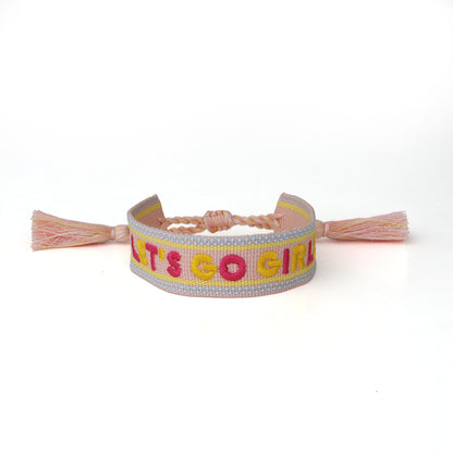 Witty Embroidered Bracelet - Let&