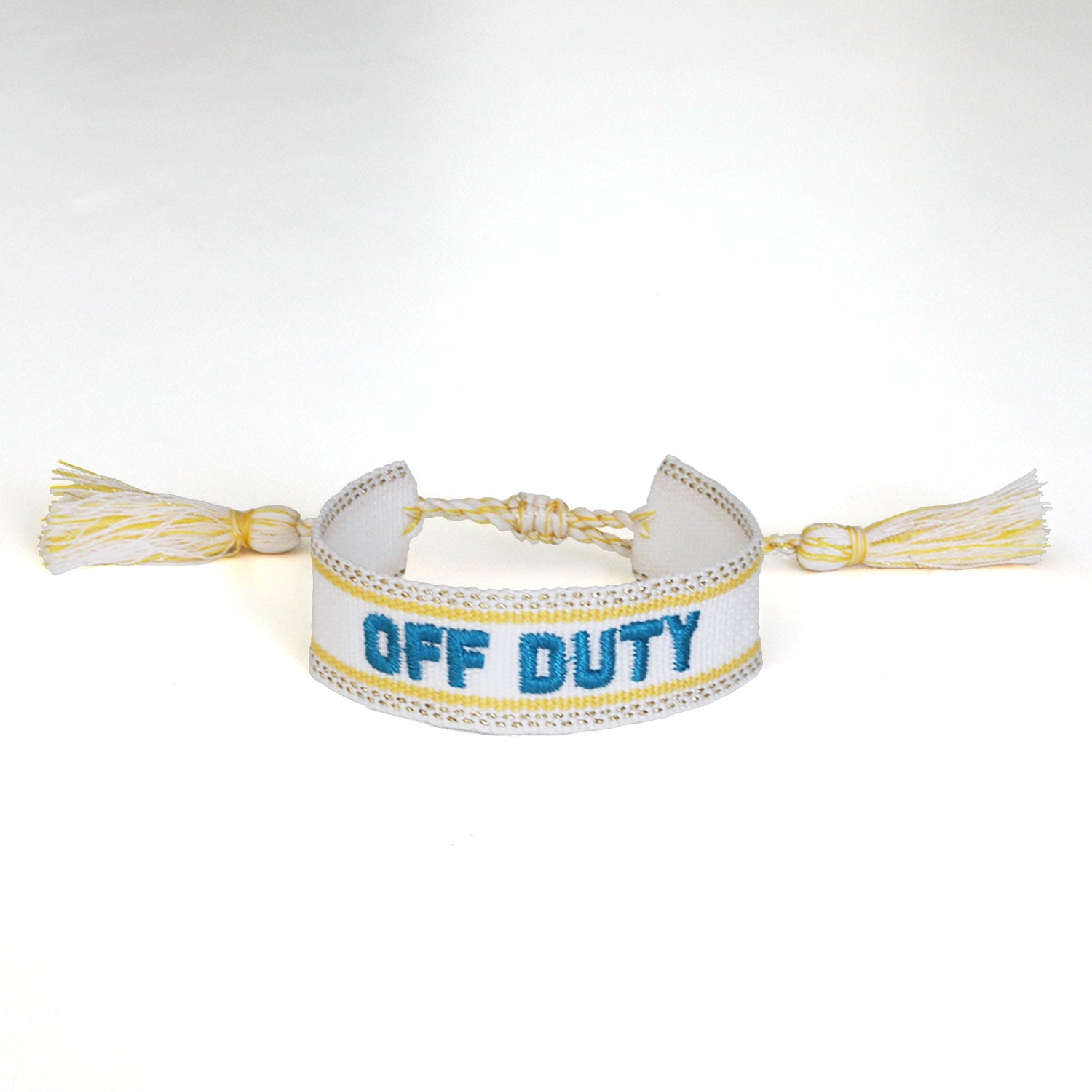 Witty Embroidered Bracelet - Off Duty, Jollity &amp; Co