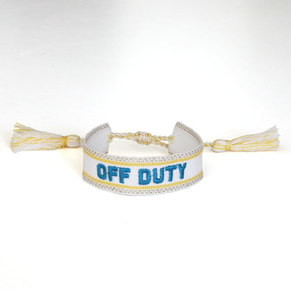 Witty Embroidered Bracelet - Off Duty, Jollity &amp; Co